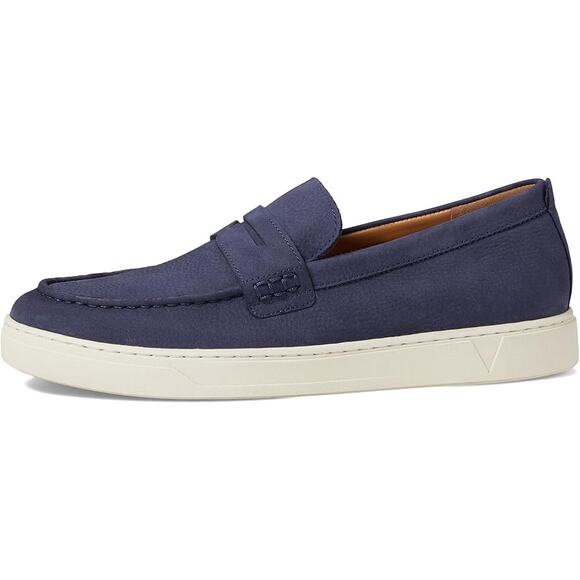 Vionic Mens Thompson Loafers US 10.5 M EU 43.5 Navy Blue Suede NIB - Picture 2 of 13